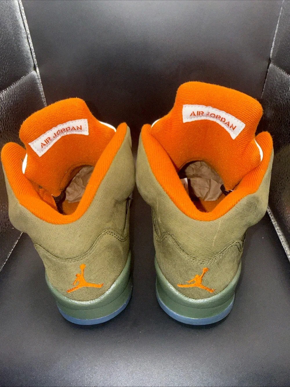 Size 5.5 (GS) - Jordan 5 Retro Mid Olive 2024, 440888-308, Clean, W/Box, Great